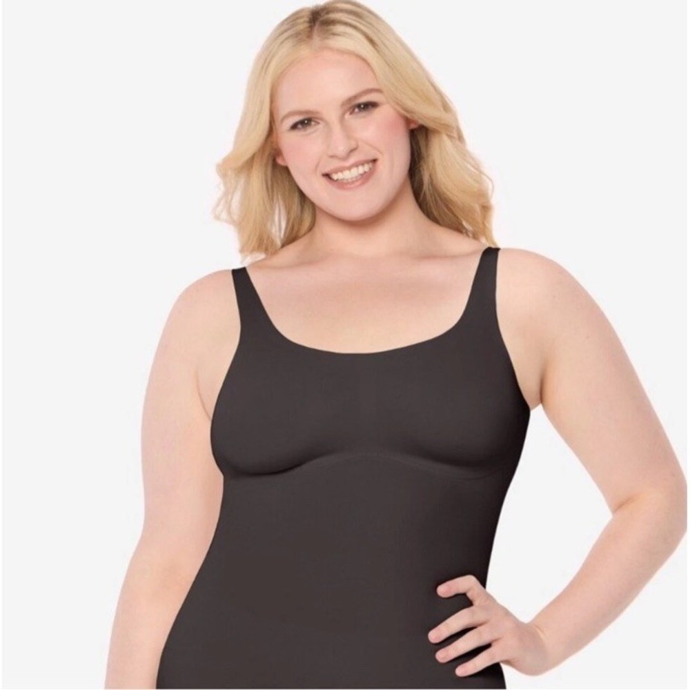 NEW RUBY RIBBON SECOND SKIN Shaping CAMI #1610‎ Size 28 Black